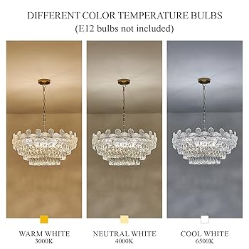 Poemoon 11 Lights Modern Flower Elegant Crystal Chandelier 6